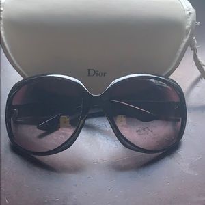 70s glam style Dior sunglasses